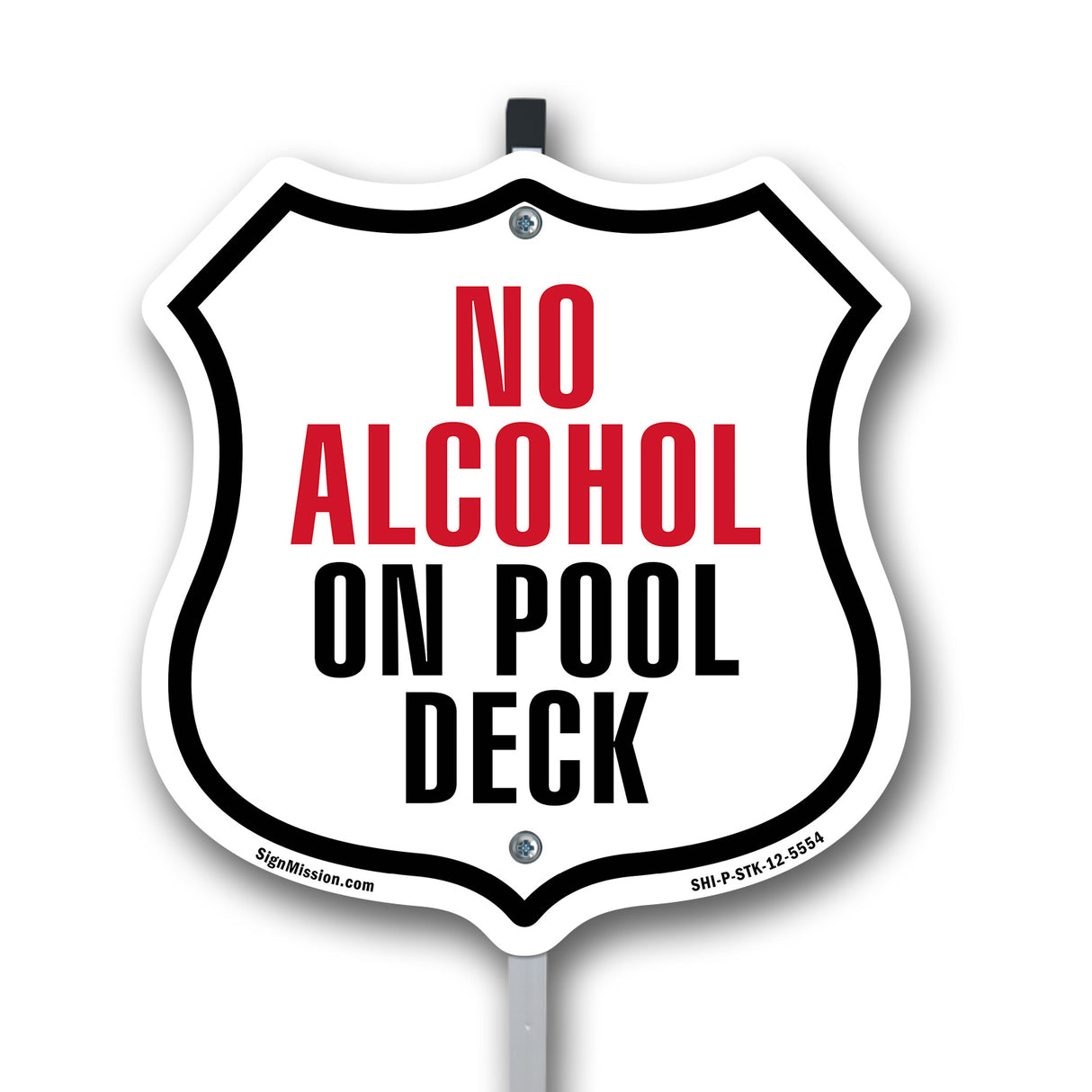 No Alcohol On Pool Deck