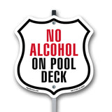 No Alcohol On Pool Deck