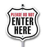 Please Do Not Enter Here