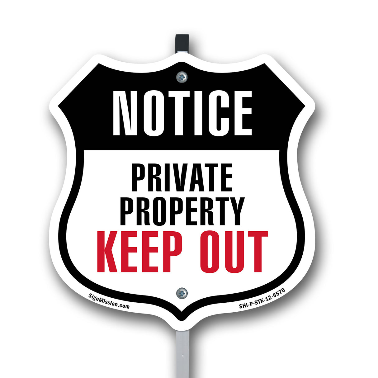 Notice Private Property Keep Out