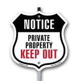 Notice Private Property Keep Out