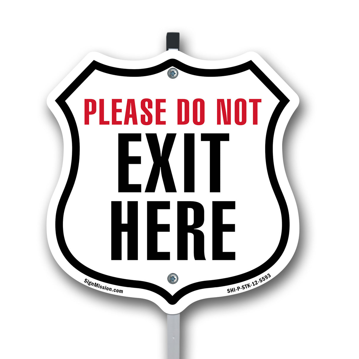 Please Do Not Exit Here