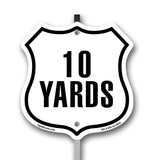 10 Yards Golf Course Running Race 5k Marathon Distance Marker