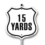 15 Yards Golf Course Running Race 5k Marathon Distance Marker