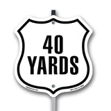 40 Yards Golf Course Running Race 5k Marathon Distance Marker