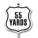 55 Yards Golf Course Running Race 5k Marathon Distance Marker