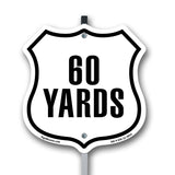 60 Yards Golf Course Running Race 5k Marathon Distance Marker