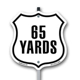 65 Yards Golf Course Running Race 5k Marathon Distance Marker