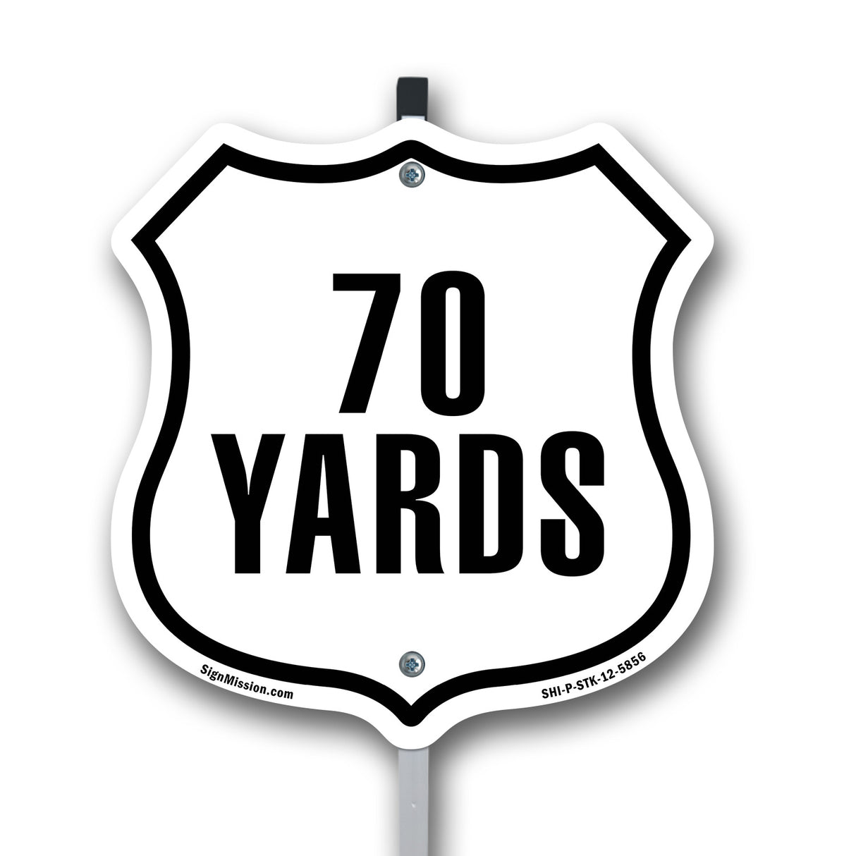 70 Yards Golf Course Running Race 5k Marathon Distance Marker