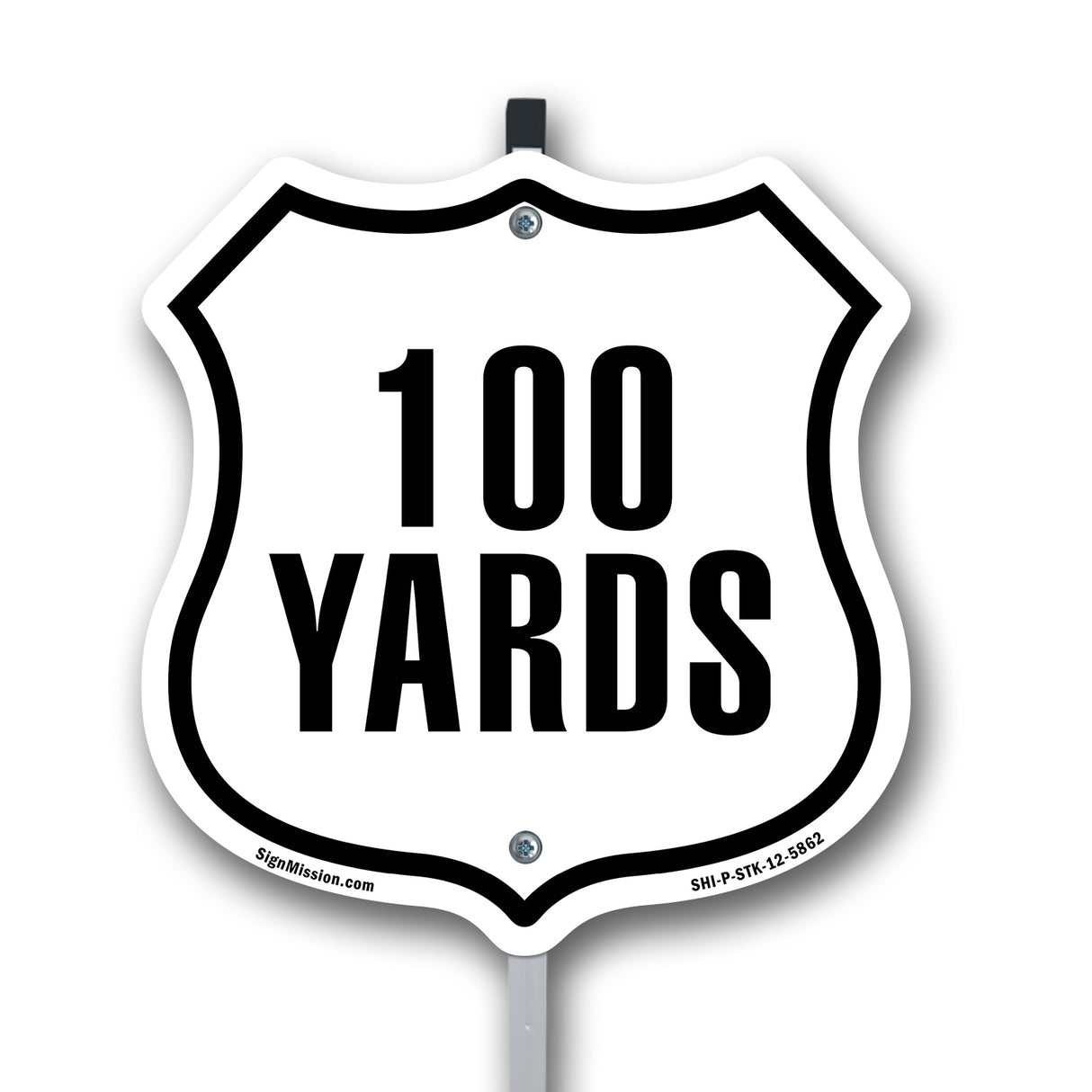 100 Yards Golf Course Running Race 5k Marathon Distance Marker