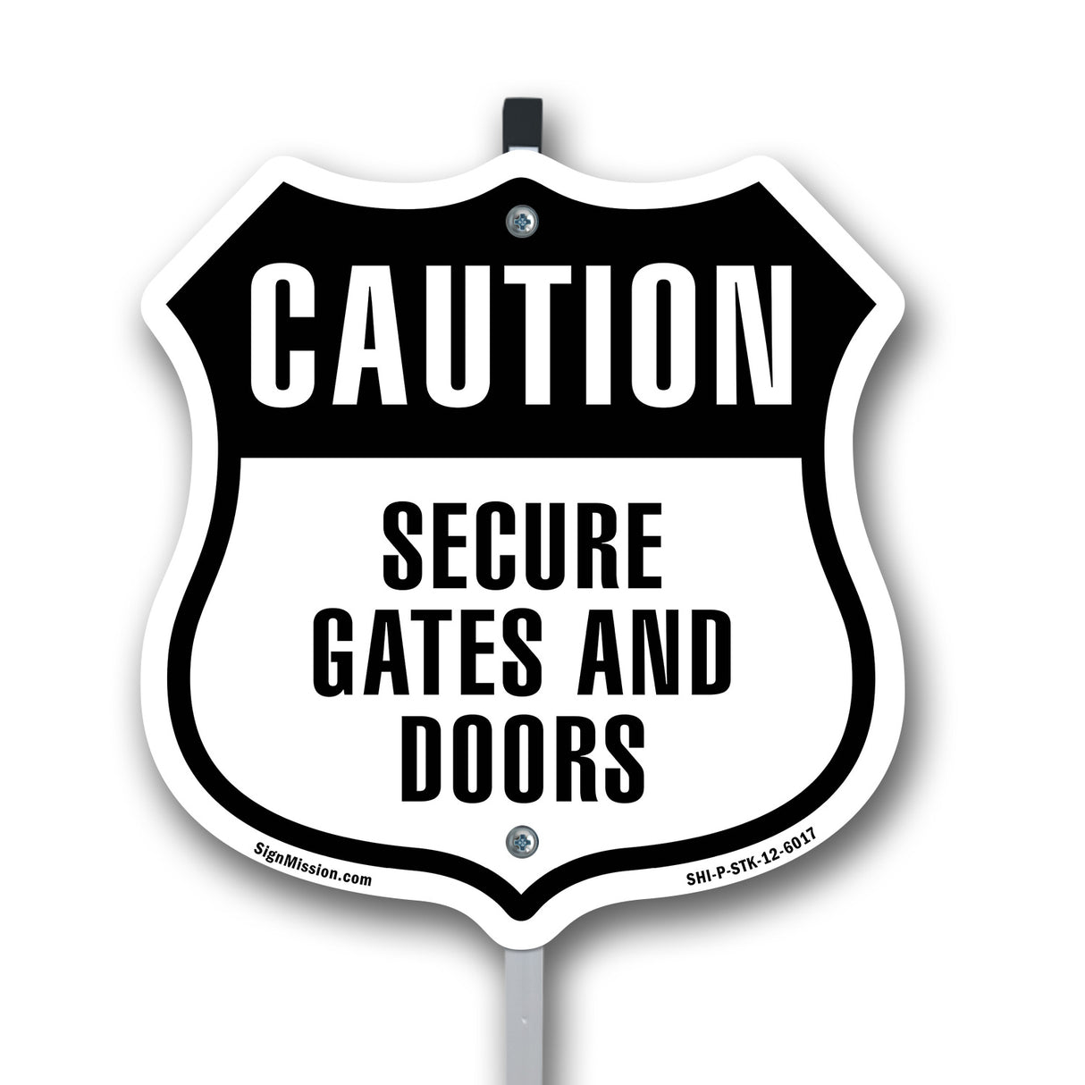 Caution Secure Gates and Doors