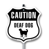Caution Deaf Dog
