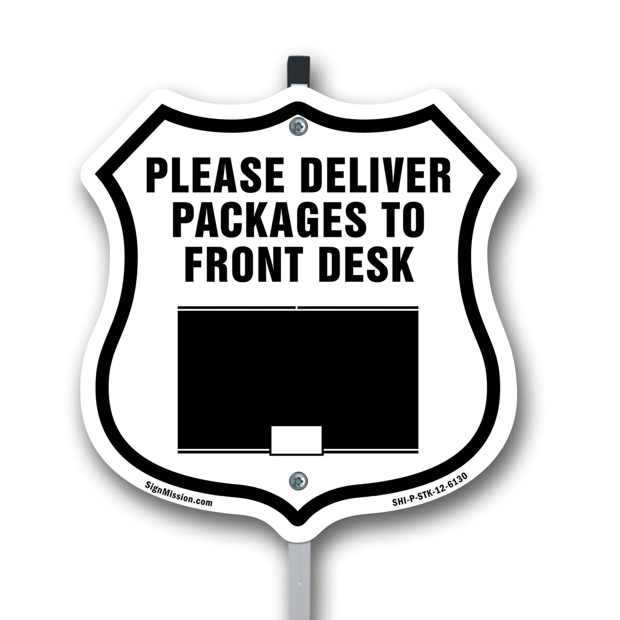 Please Deliver Packages To Front Desk