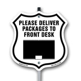 Please Deliver Packages To Front Desk