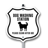 Dog Washing Station Please Clean After Use
