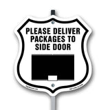 Please Deliver All Packages To Side Door
