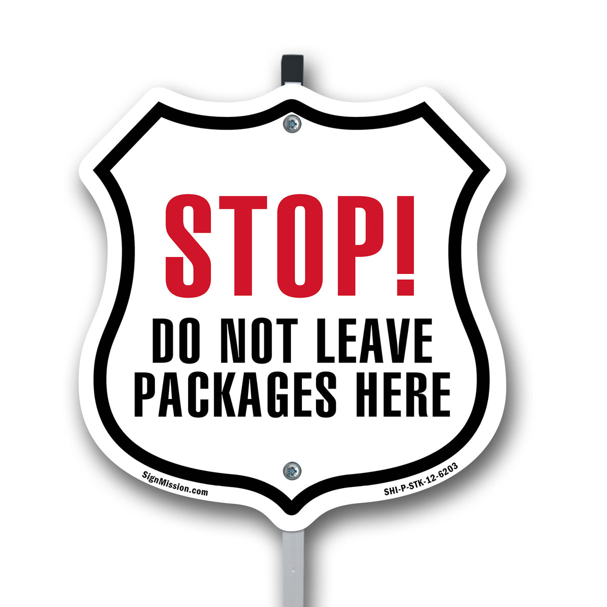 Stop Do Not Leave Packages Here