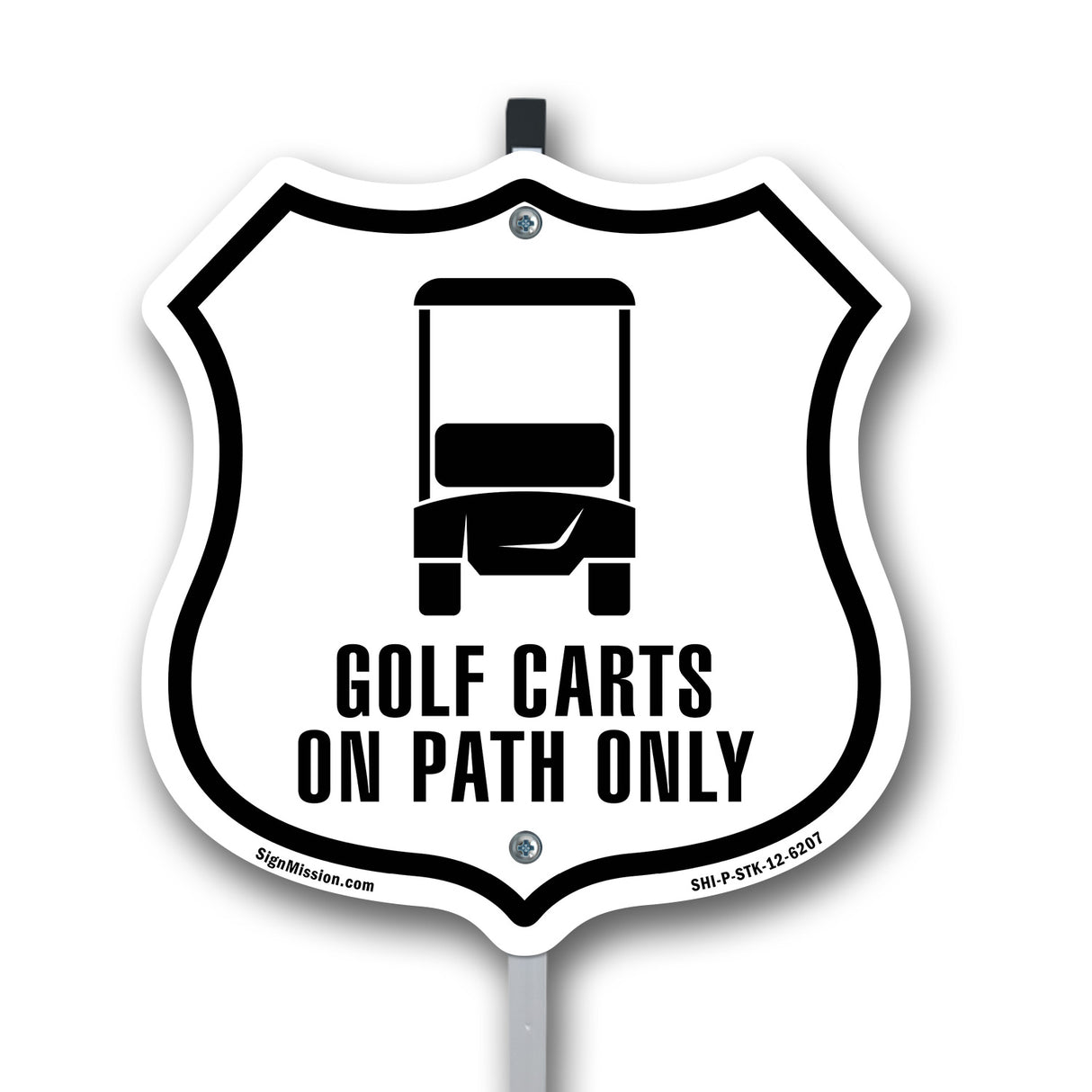 GOLF CARTS ON PATH ONLY