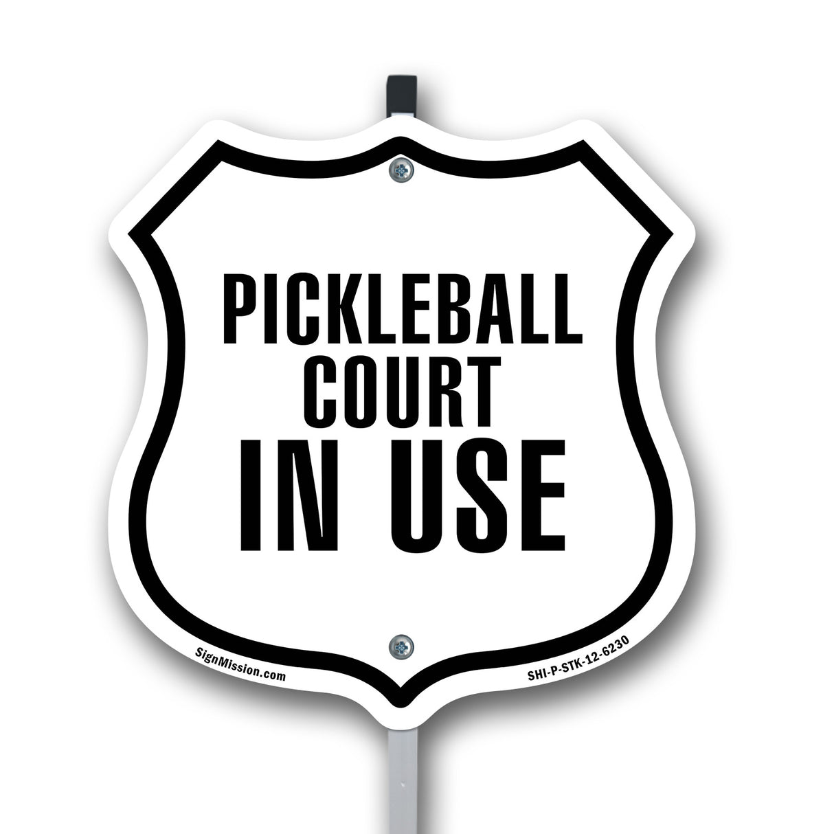Pickleball court in Use