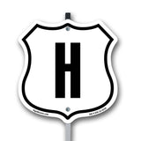Letter H