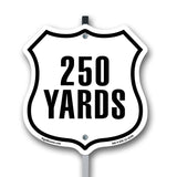 250 Yards Golf Course Running Race 5k Marathon Distance Marker