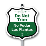 Do Not Trim Bilingual English / Spanish