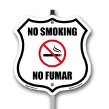 No Smoking No Fumar Bilingual English / Spanish