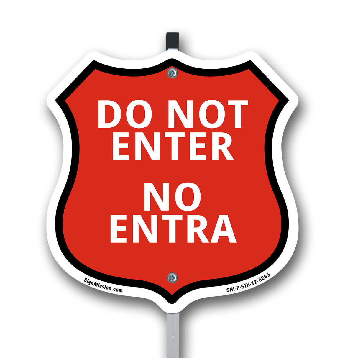 Do Not Enter Bilingual English / Spanish