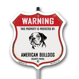 Warning This Property is Protected by American Bulldog