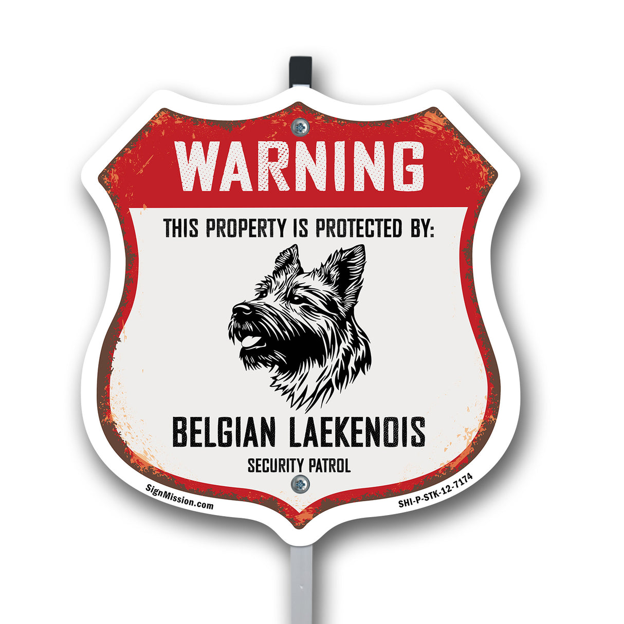 Warning This Property is Protected by Belgian Laekenois