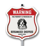 Warning This Property is Protected by Bergamasco Sheepdog