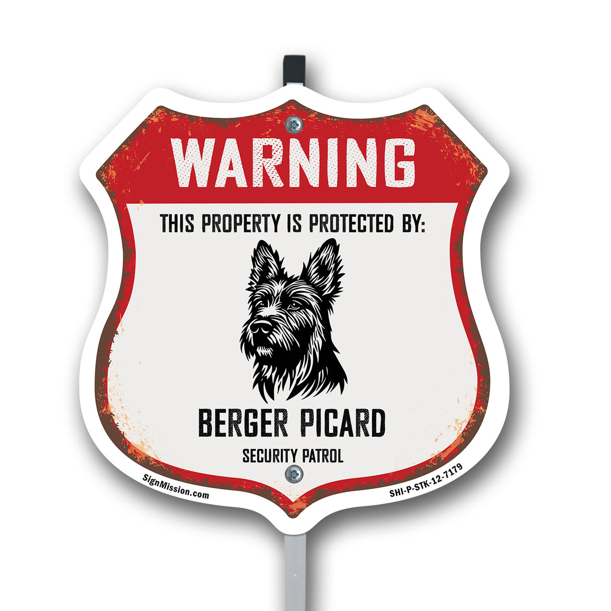 Warning This Property is Protected by Berger Picard