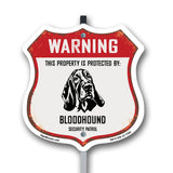 Warning This Property is Protected by Bloodhound