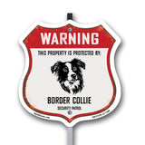 Warning This Property is Protected by Border Collie