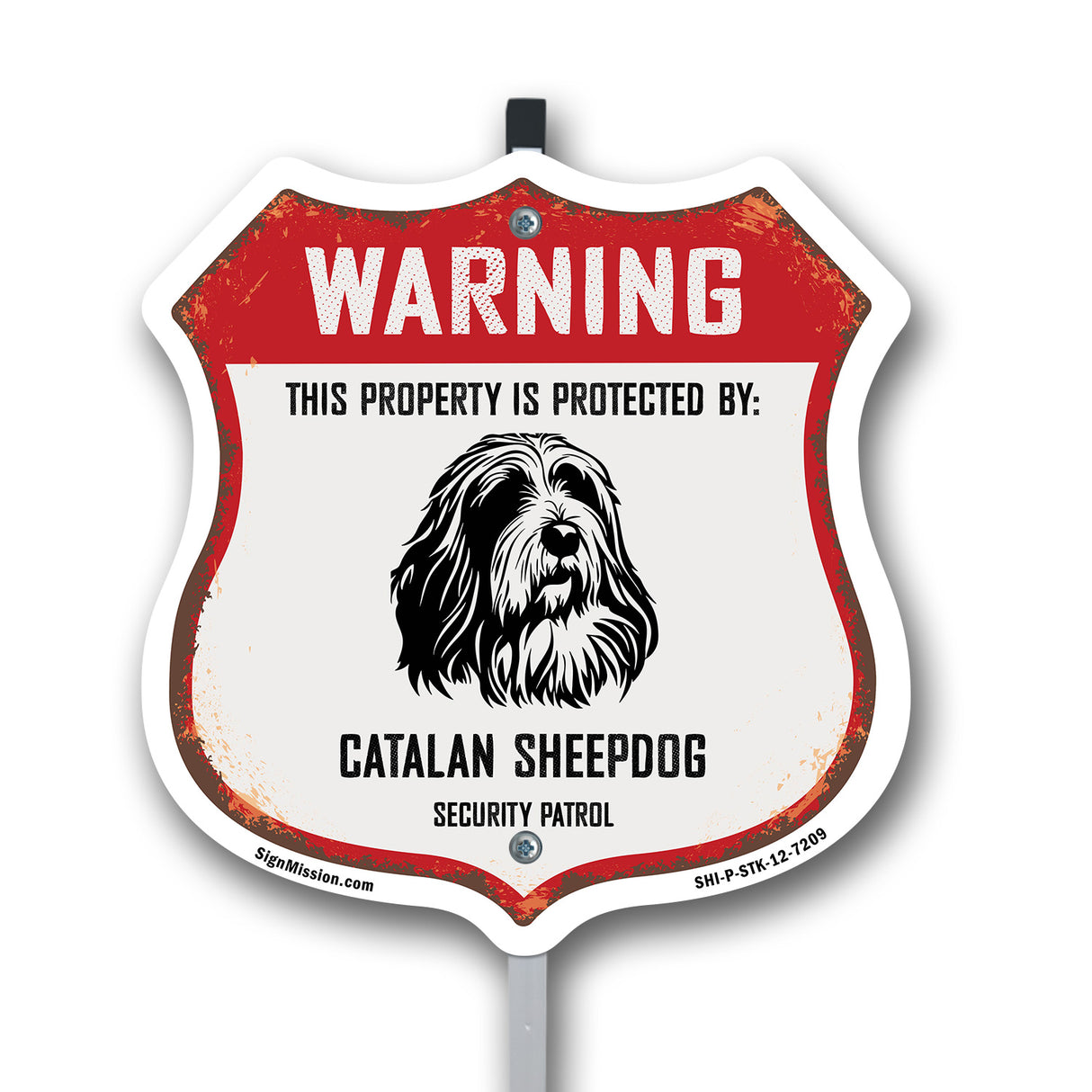 Warning This Property is Protected by Catalan Sheepdog
