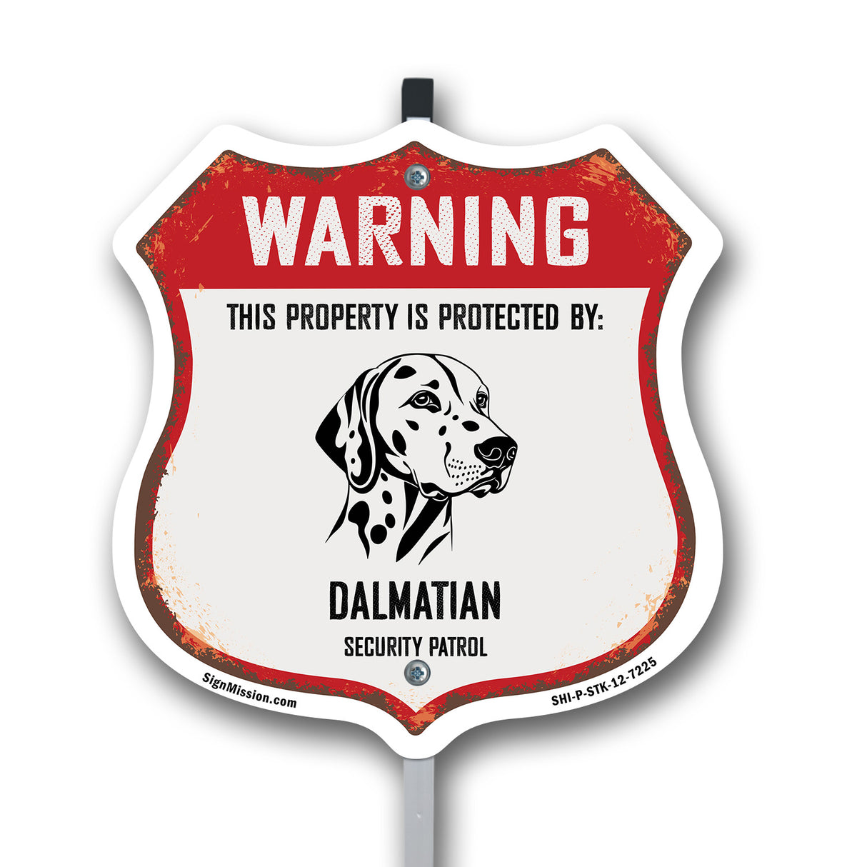 Warning This Property is Protected by Dalmatian