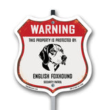 Warning This Property is Protected by English Foxhound