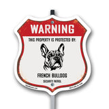 Warning This Property is Protected by French Bulldog