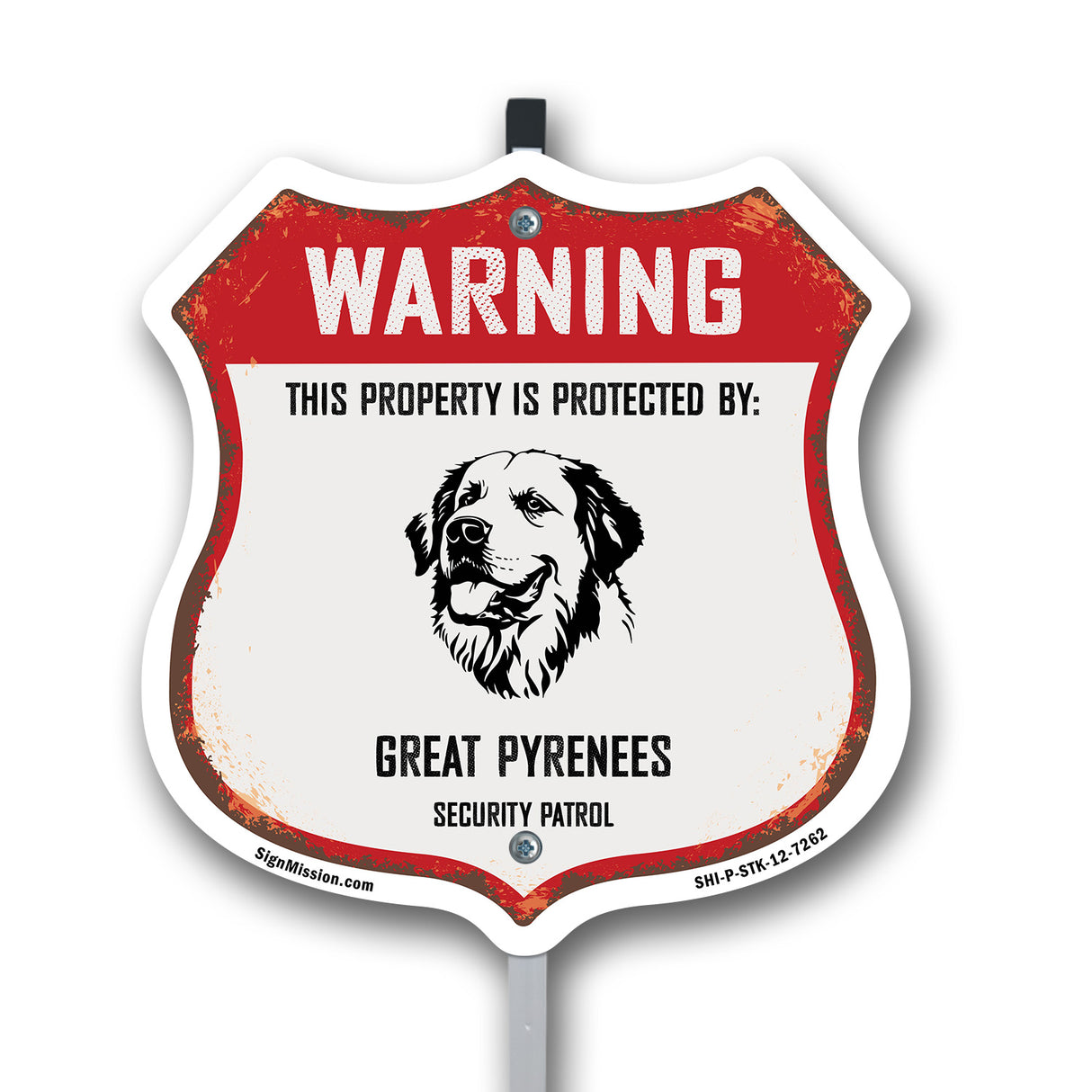 Warning This Property is Protected by Great Pyrenees