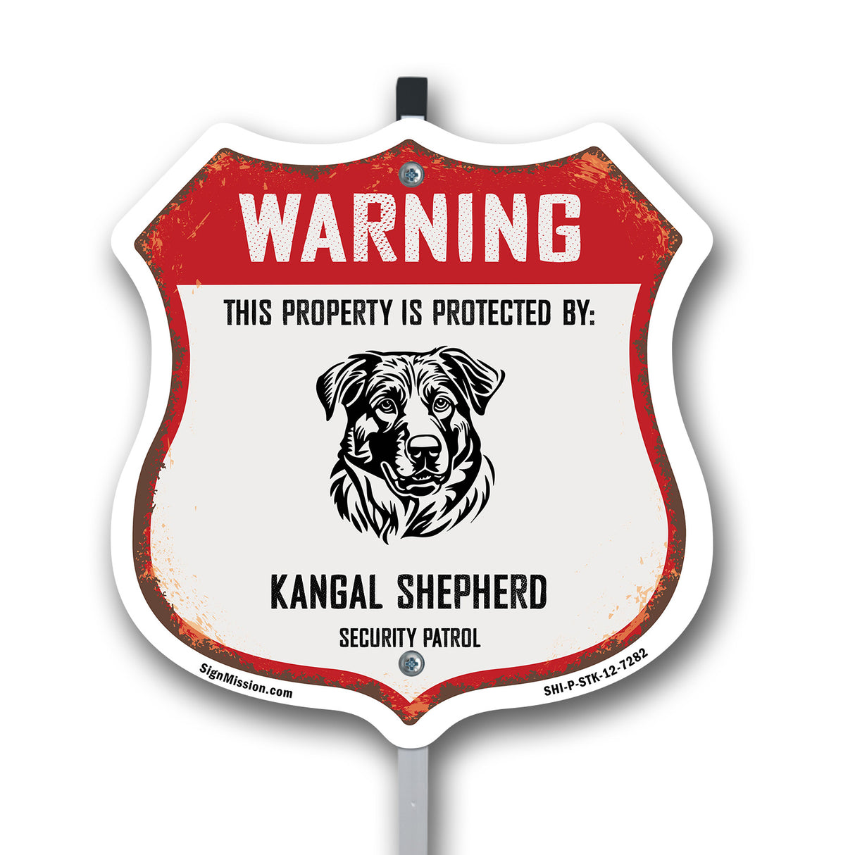 Warning This Property is Protected by Kangal Shepherd
