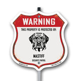Warning This Property is Protected by Mastiff
