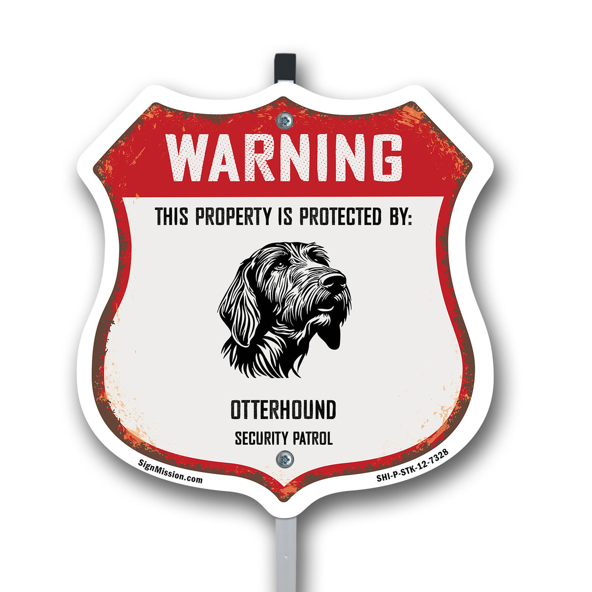 Warning This Property is Protected by Otterhound