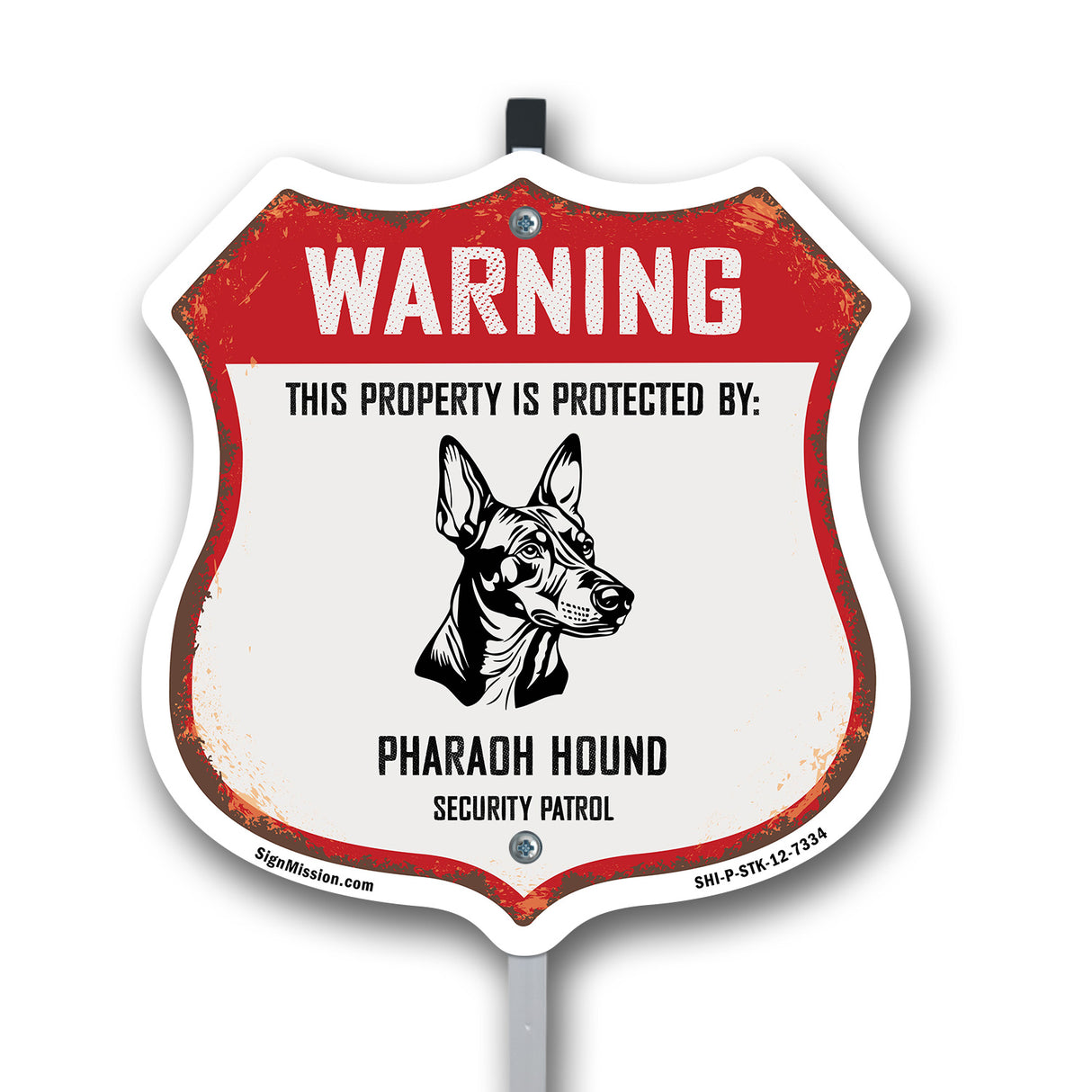 Warning This Property is Protected by Pharaoh Hound