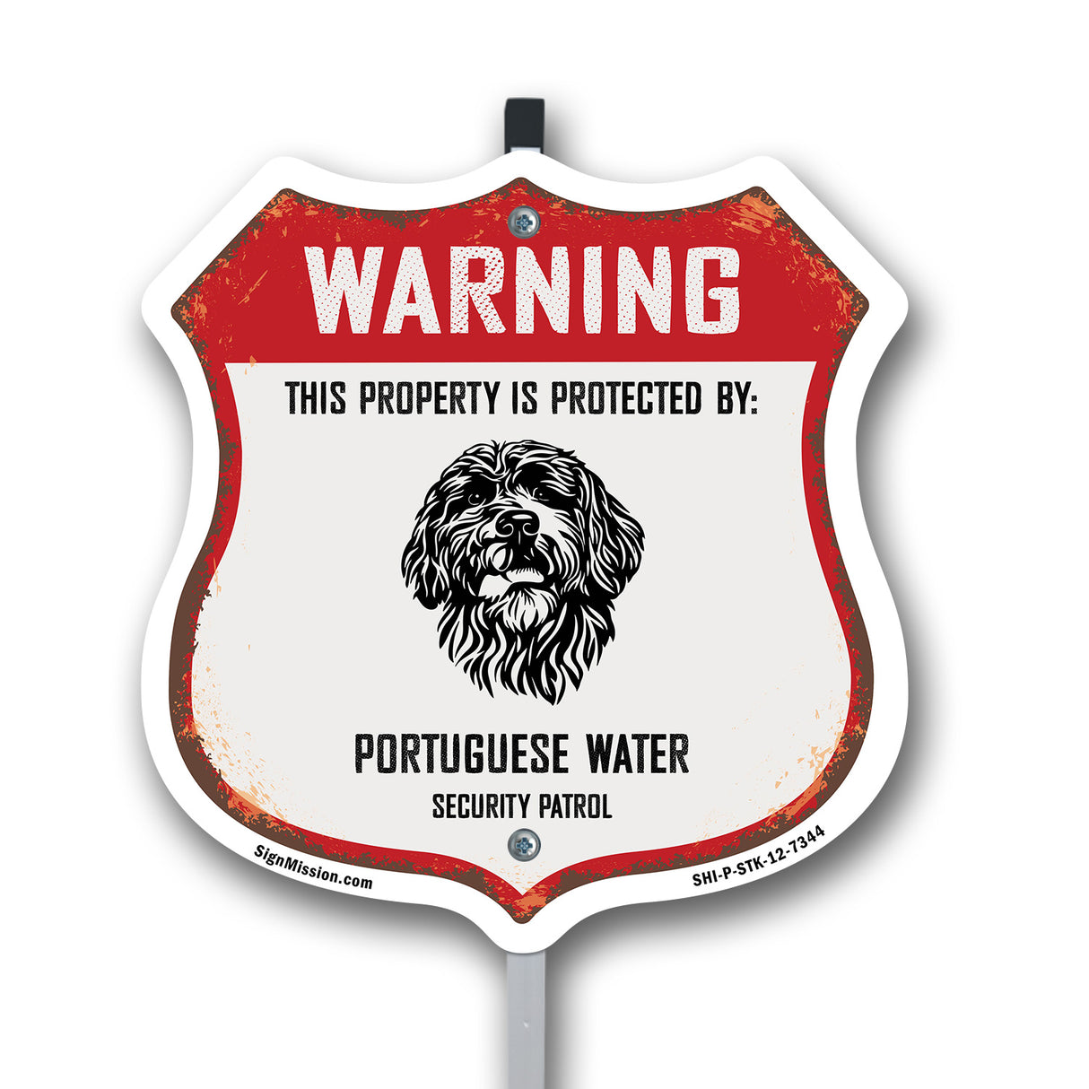 Warning This Property is Protected by Portuguese Water