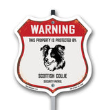 Warning This Property is Protected by Scottish Collie