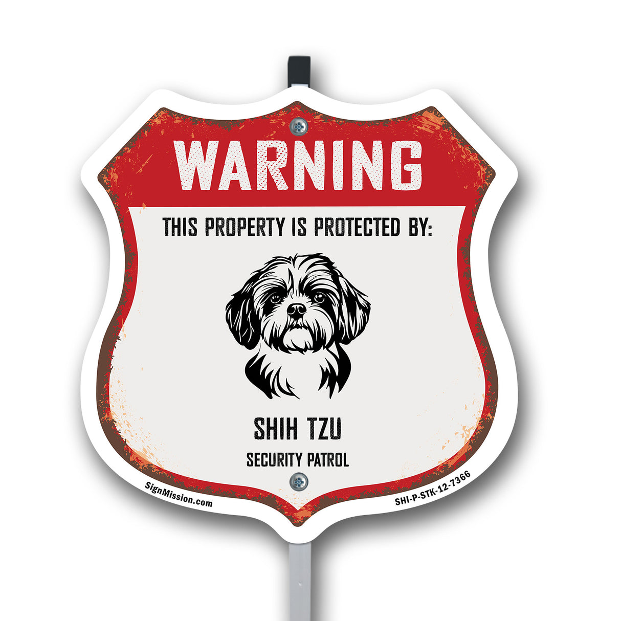 Warning This Property is Protected by Shih Tzu