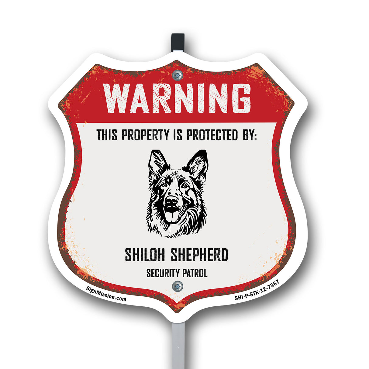 Warning This Property is Protected by Shiloh Shepherd