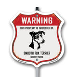 Warning This Property is Protected by Smooth Fox Terrier