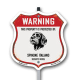Warning This Property is Protected by Spinone Italiano