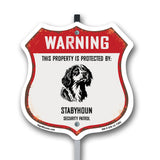 Warning This Property is Protected by Stabyhoun